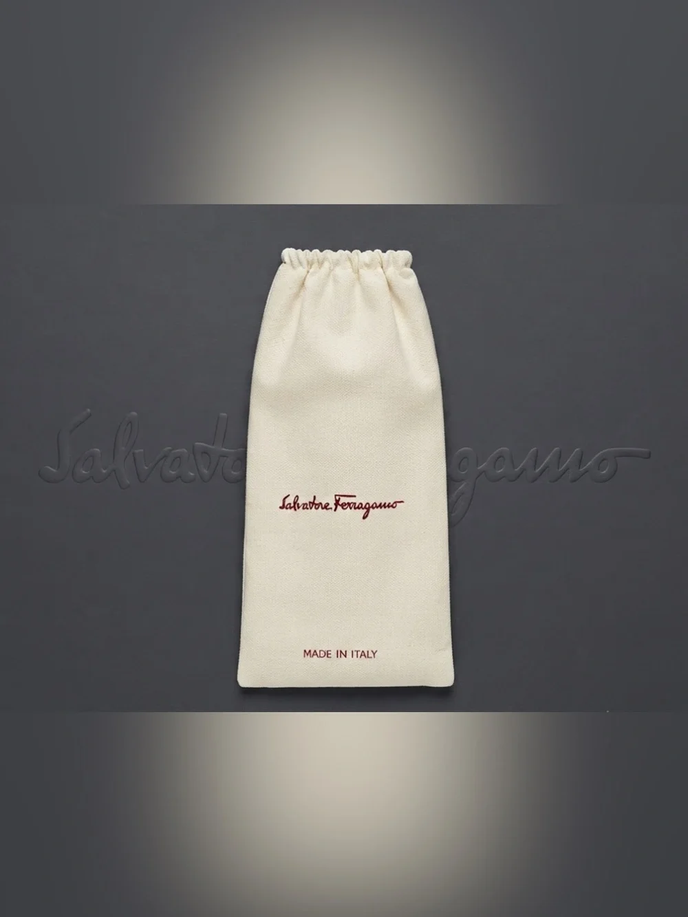New authentic Salvatore Ferragamo signature dust bag belt accessories storage
